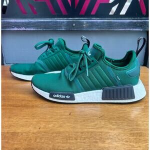Adidas NMD R1 Green Boost Sneakers Size US 8
